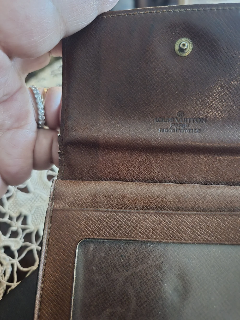Louis Vuitton Vintage Monogram Brown Women's Wallet